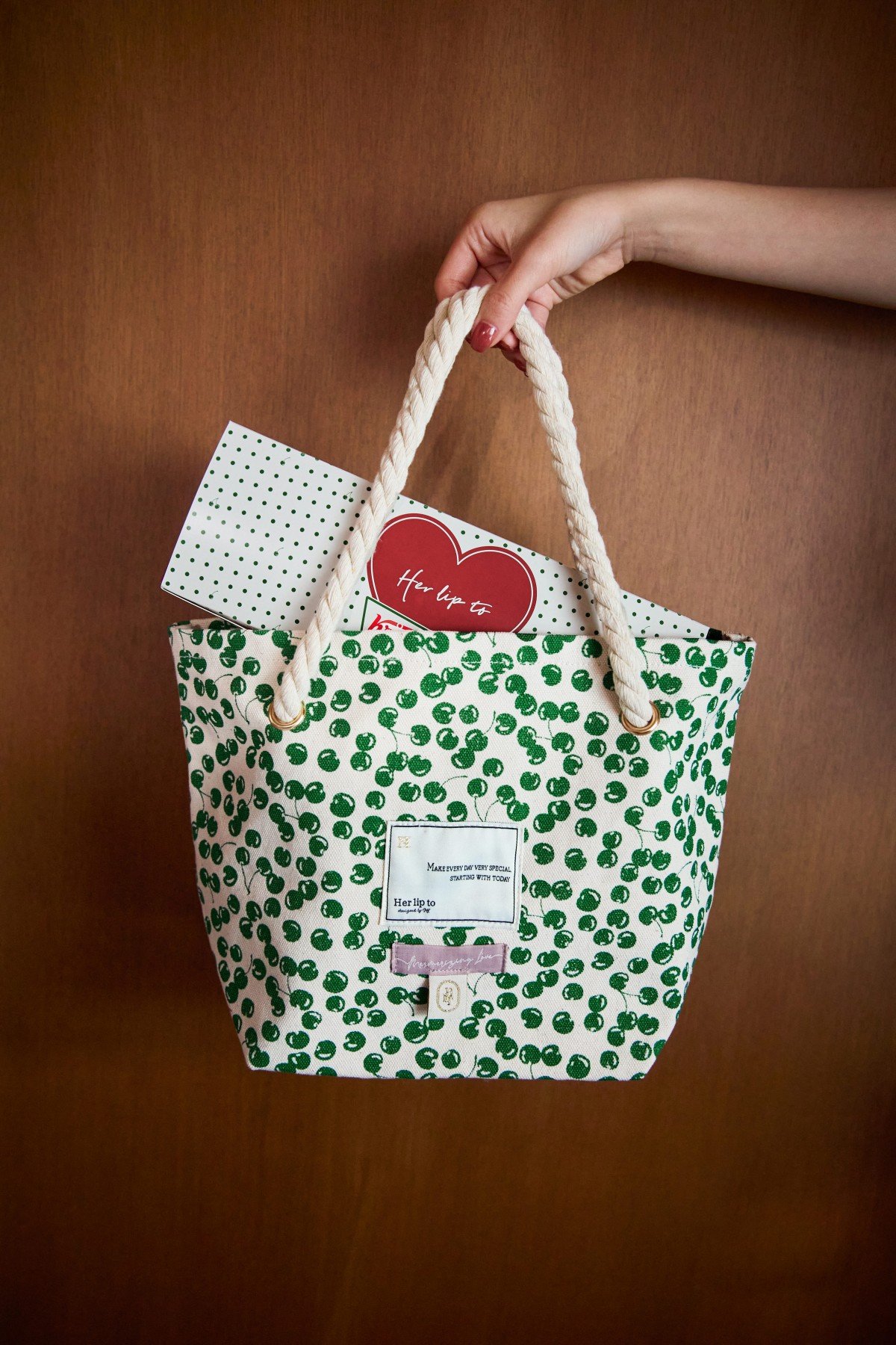 HLT Cherry Tote Bag herlipto チェリー HLT CHERRY TOTE BAG herlipto チェリー トート