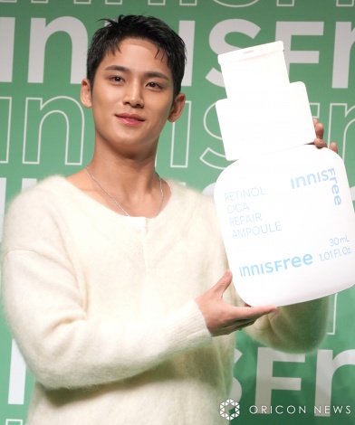 �wINNISFREE�x�V�X��PR���\��ɓo�ꂵ��SEVENTEEN�EMINGYU �iC�jORICON NewS inc. 