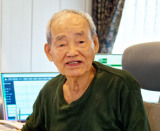 87歳の現役トレーダー・藤本茂さん（写真：川瀬典子） 