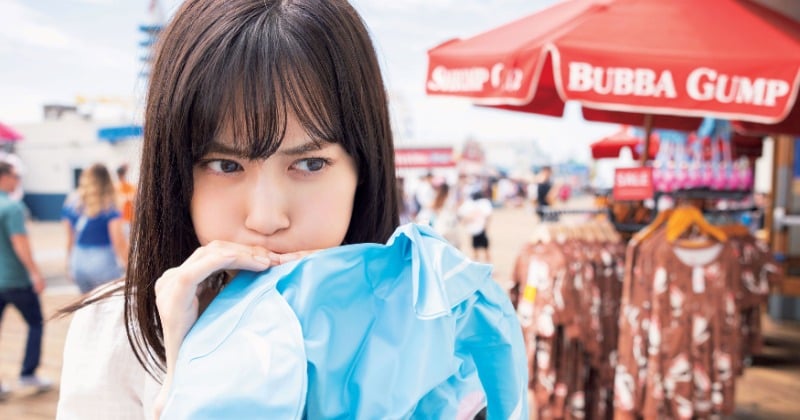 乃木坂46・山下美月『2nd写真集』であざとショット 色白美肌の