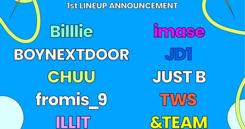 Weverse Con Festival』出演者第1弾発表 &TEAM、imase、Billlieら10組