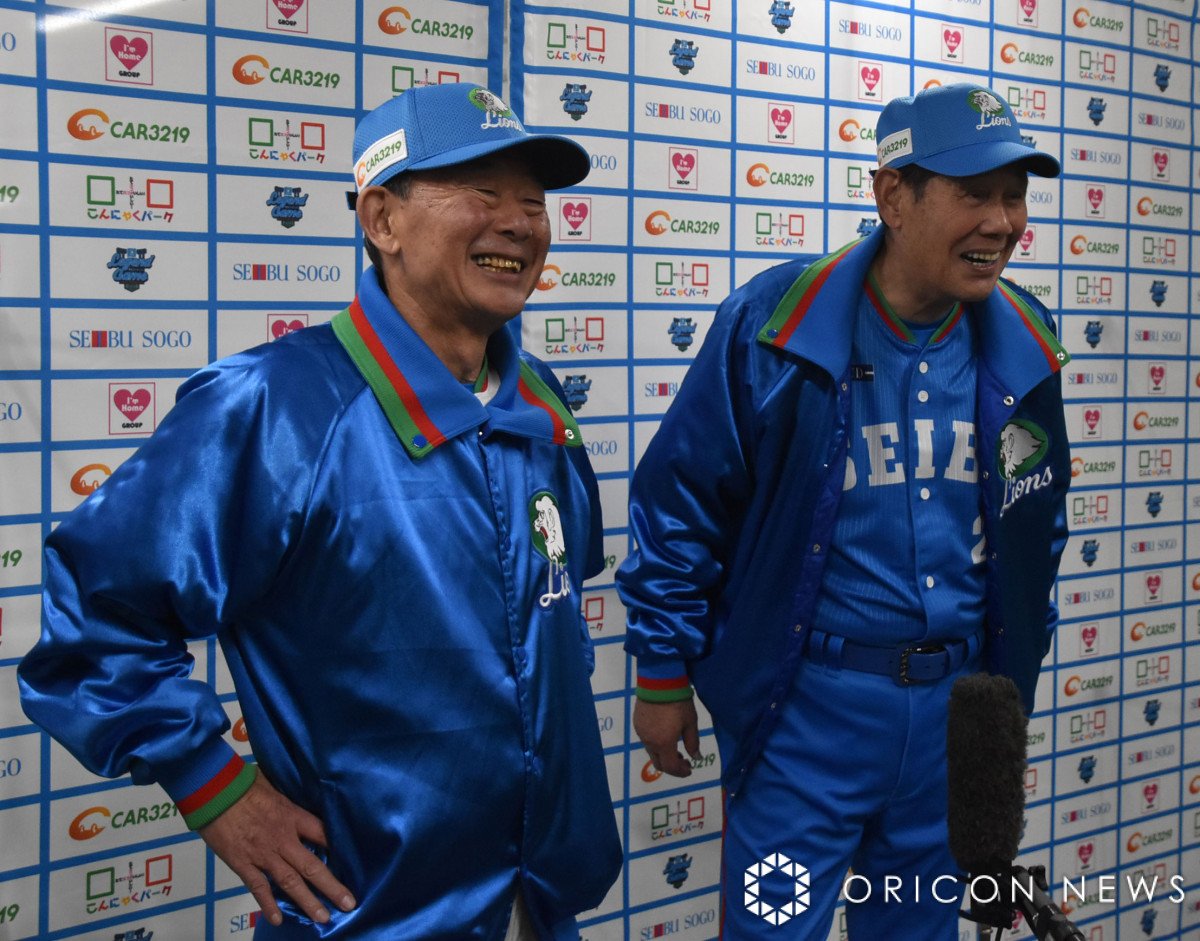 ライオンズ初のOB戦 東尾修監督＆田淵幸一監督が感慨 乱闘騒ぎは“予定調和” 笑顔で「演出です」 | ORICON NEWS