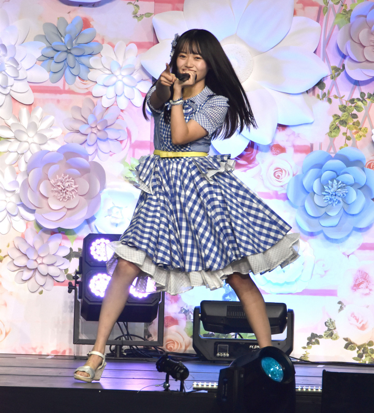 花田藍衣】 AKB48 品川ステラボール 【ホログラム】 生写真 昭和