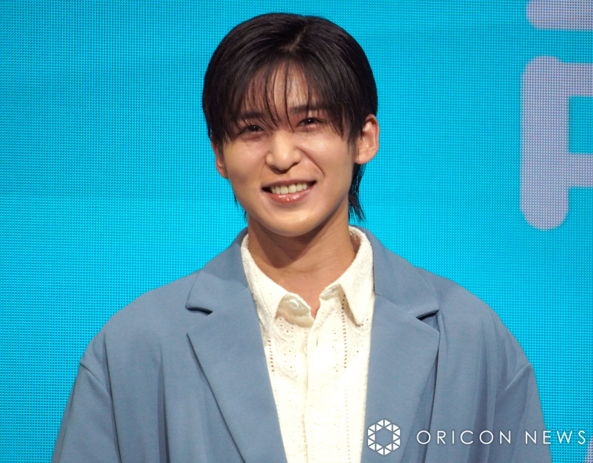 目黒蓮くん Snow Man目黒蓮、会見で「本当に」連発で思い込める CM出演の新ビール