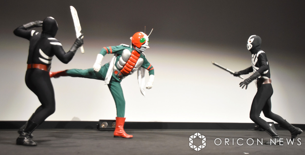 仮面ライダーV3』宮内洋、76歳でヒーローショーに登場し