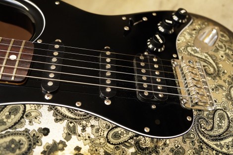 Fender Limited Stratocaster HSS Rosewood Fingerboard Black Paisley(Pickups) 
