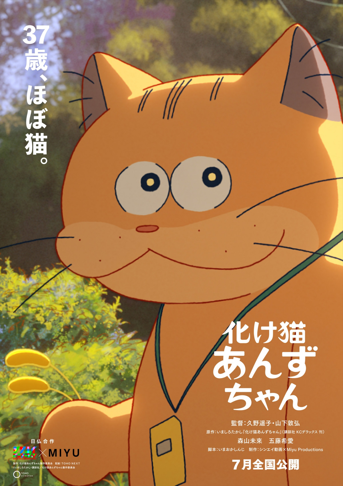 化け猫あんずちゃん』感想（ネタバレ）…37歳、大したことはして