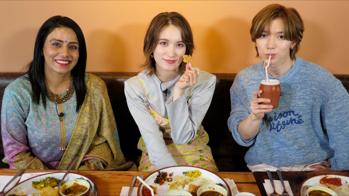 Travis Japan七五三掛龍也＆トラウデン直美、ネパールの食文化を体験