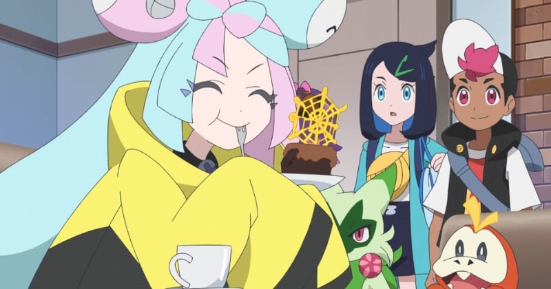 ポケモン』ドンナモンジャTV生配信！ケーキ食べるナンジャモ 第49話