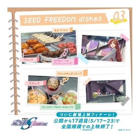 Łw@mK_SEED FREEDOMxV[̏ʃJbg iCjnʁETCY 