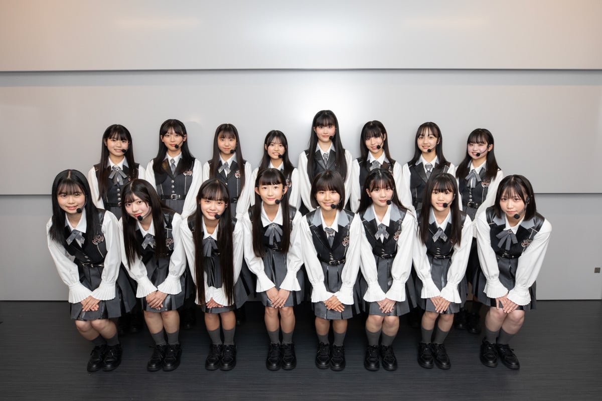 HKT48、7期生16人お披露目 48グループ最年少12歳含む平均年齢14.4歳 | ORICON NEWS