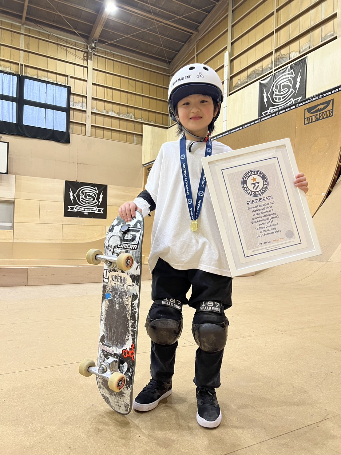 小学4年生スケーター・河上恵蒔、「GoPro」プロアスリートチーム追加選手に日本人唯一の抜擢「カッコよく撮ってもらえるように、スキルも上げていきたい」  | ORICON NEWS