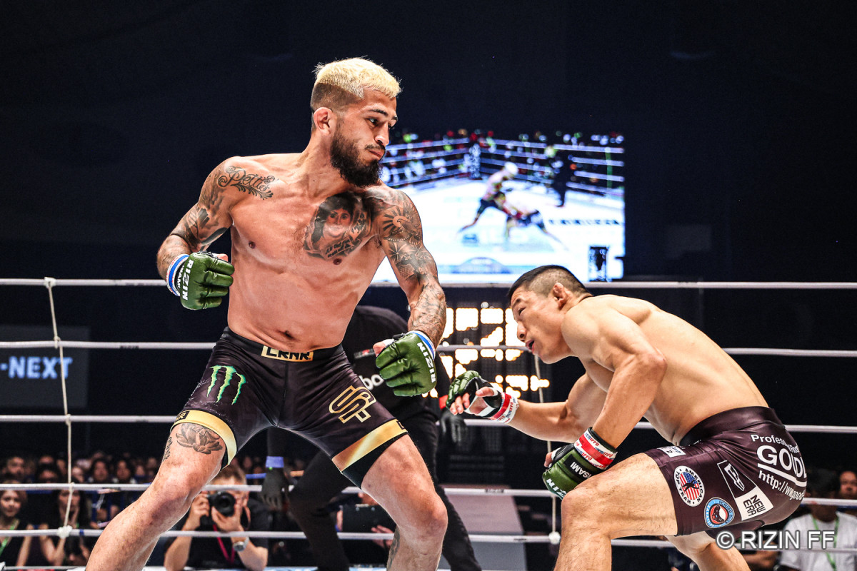 RIZIN.47 B2サイズポスター　堀口恭司 セルジオ・ペティス 非売品/ファンクラブ限定♪RIZIN47 大会ミニポスター♧堀口vs