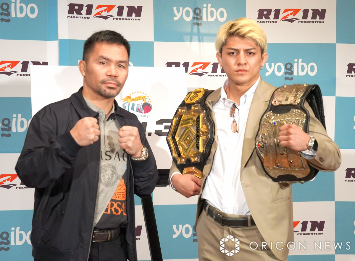 RIZIN】ついに参戦！パッキャオが鈴木千裕に見せつける「ボクシングの“秘密”」井上尚弥の評価も語る【単独インタビュー】 | ORICON NEWS