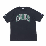 トップス STARBUCKS BEAMS Champion Heavyweight Tee STARBUCKS BEAMS CHAMPION CREWNECK - スタバ ビームス