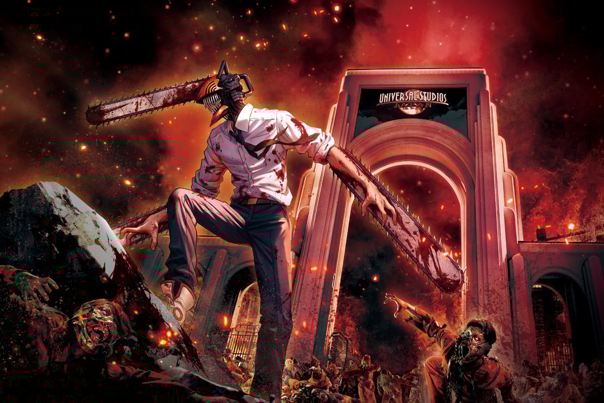 USJ×アニメ『チェンソーマン』初コラボ決定 秋に期間限定、“圧倒的な