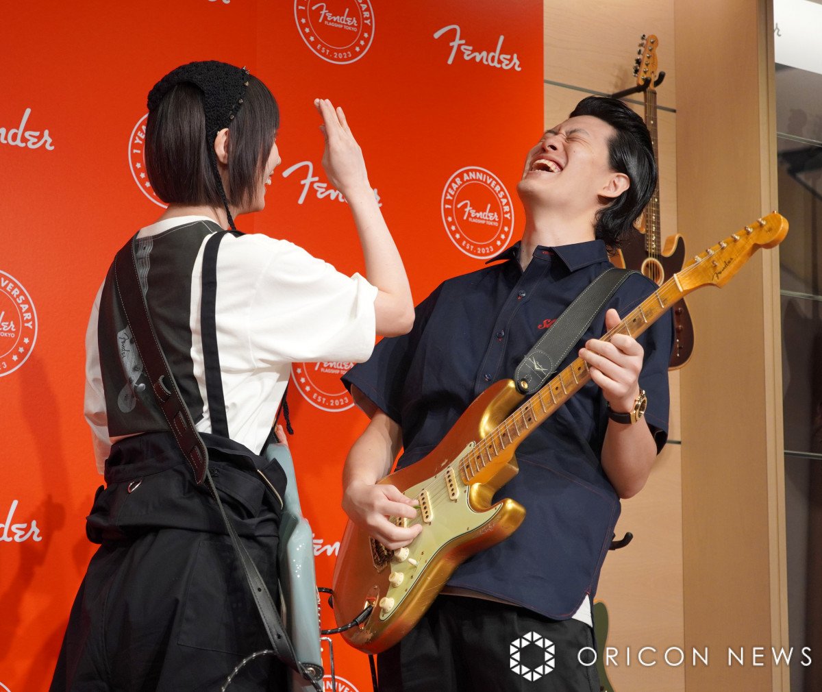 Fender Flagship Tokyo1XACɓoꂵ()́A~薾Eei (C)ORICON NewS inc. 