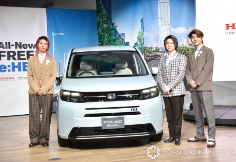 Honda�w�V�^FREED�x�VCM���\��ɏo�Ȃ���Mrs.GREEN APPLE�i������j���V���ˁA��X���M�A����l�iC�jORICON NewS inc. 