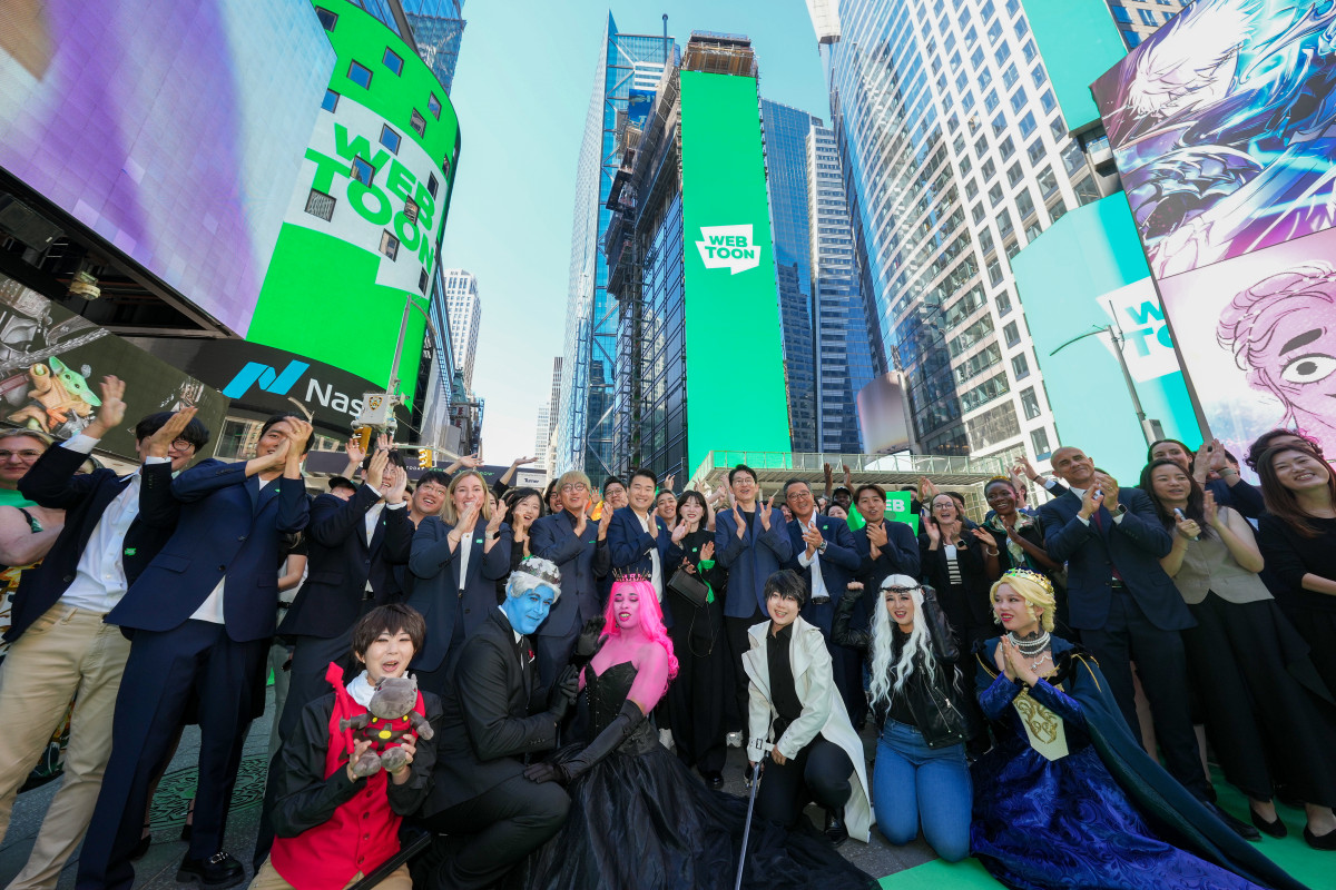 画像・写真 | LINEマンガ親会社が米ナスダック上場で時価総額29億ドル、NYタイムズスクエアを日本発webtoonがジャック 4枚目 |  オリコンニュース（ORICON NEWS）