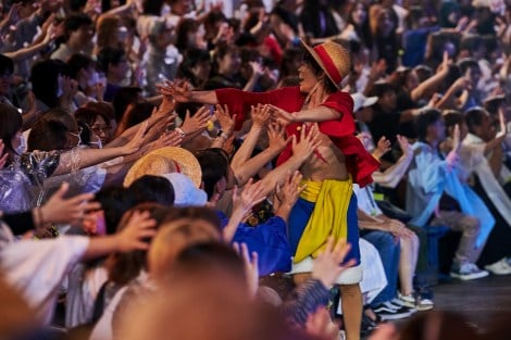 『ワンピース・プレミアショー 2024』の様子（C）尾田栄一郎／集英社・フジテレビ・東映アニメーション　画像提供：ユニバーサル・スタジオ・ジャパン 