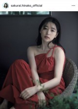 �ԃ����s�ŉ��₩�ȍ�����ގq �i�ʐ^�̓C���X�^�O���� @sakurai.hinako_official ���j 