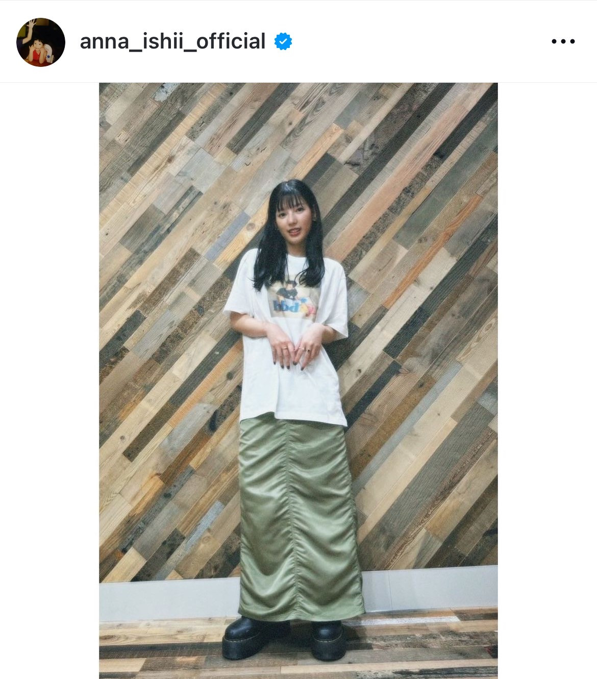 画像・写真 | 石井杏奈、太もも美脚まぶしい“ビッグT”コーデを披露