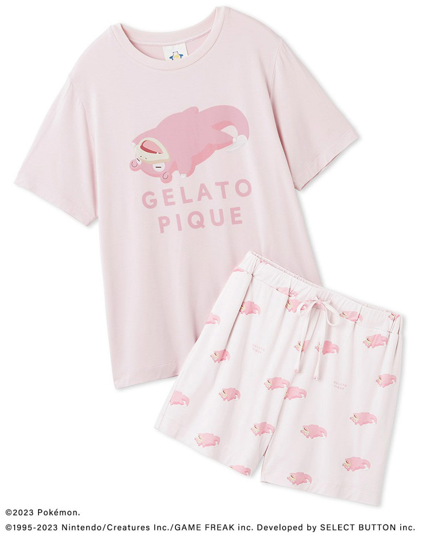 ポケモンスリープ 接触冷感プリントTシャツ＆ハーフパンツセット