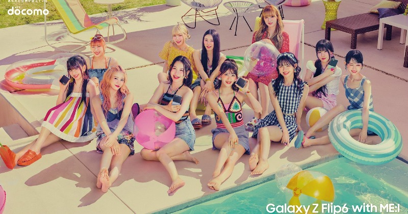 ME:I、夏らしさ全開でプールサイドに登場 CMで新曲「Hi-Five」音源初