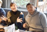 『超RIZIN.3』朝倉未来vs.平本蓮の特別ルールを解説した伊澤星花（左）とCORO （C）ORICON NewS inc. 