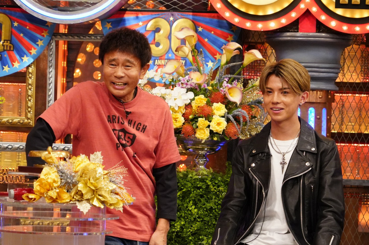 西城秀樹さん長男・木本慎之介、ダウンタウン浜田雅功と2ショット 「大