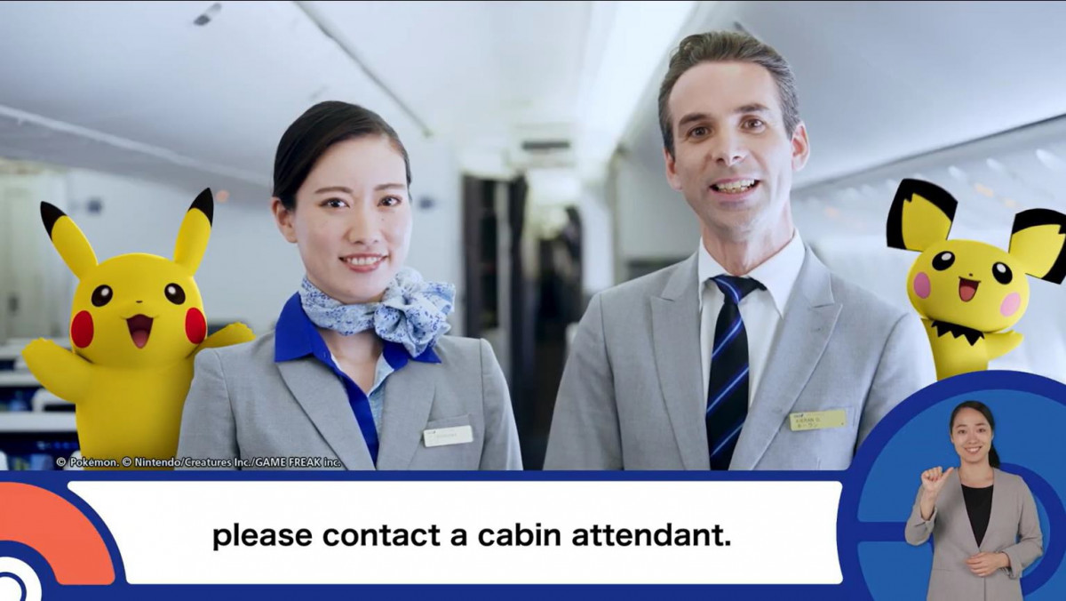ANA、世界初のポケモン機内安全ビデオ公開 個性あふれる多くのポケモン