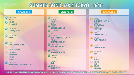 wSUMMER SONICx2(818)̔zM^Ce[u 