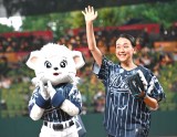 「西武ライオンズ対東北楽天ゴールデンイーグルス戦」始球式に登場した浅田真央（C）ORICON NewS inc. 