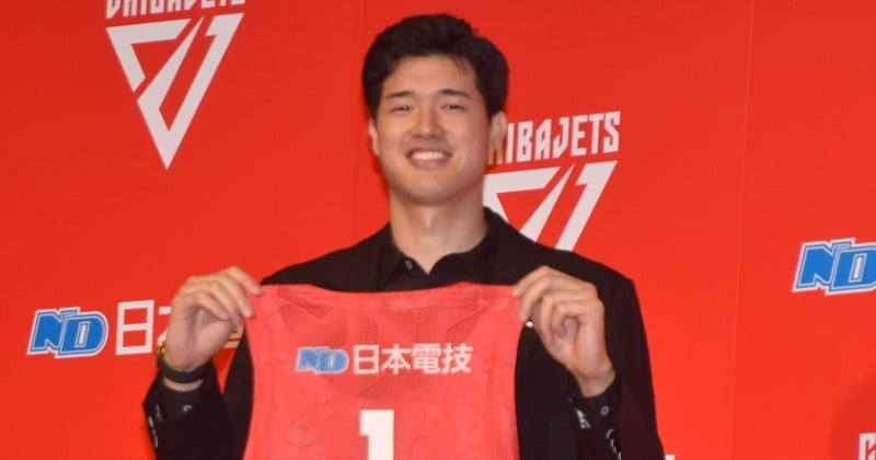 渡邊雄太、千葉ジェッツ加入会見 決め手はメンタル面のサポート「千葉