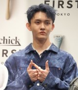 �u�r���[�e�B�[�O���[�~���O�u�����h�wSchick FIRST TOKYO�x�VCM���\��ɏo�Ȃ���INI�E�c������ �iC�jORICON NewS inc. 