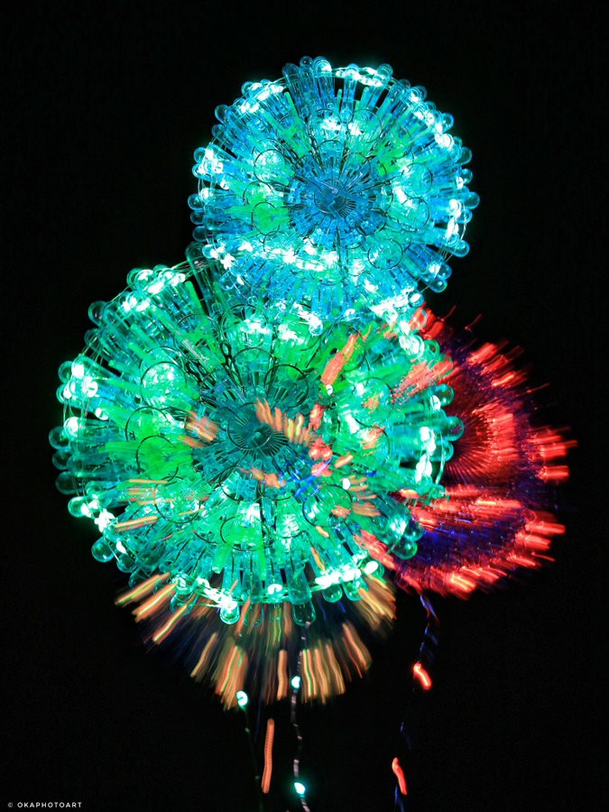 かき氷やホタル、線香花火…洗濯バサミのアート写真の再現性に