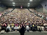 『浅田真央アイスショー Everlasting33』映画館公開記念舞台あいさつに登壇した浅田真央 