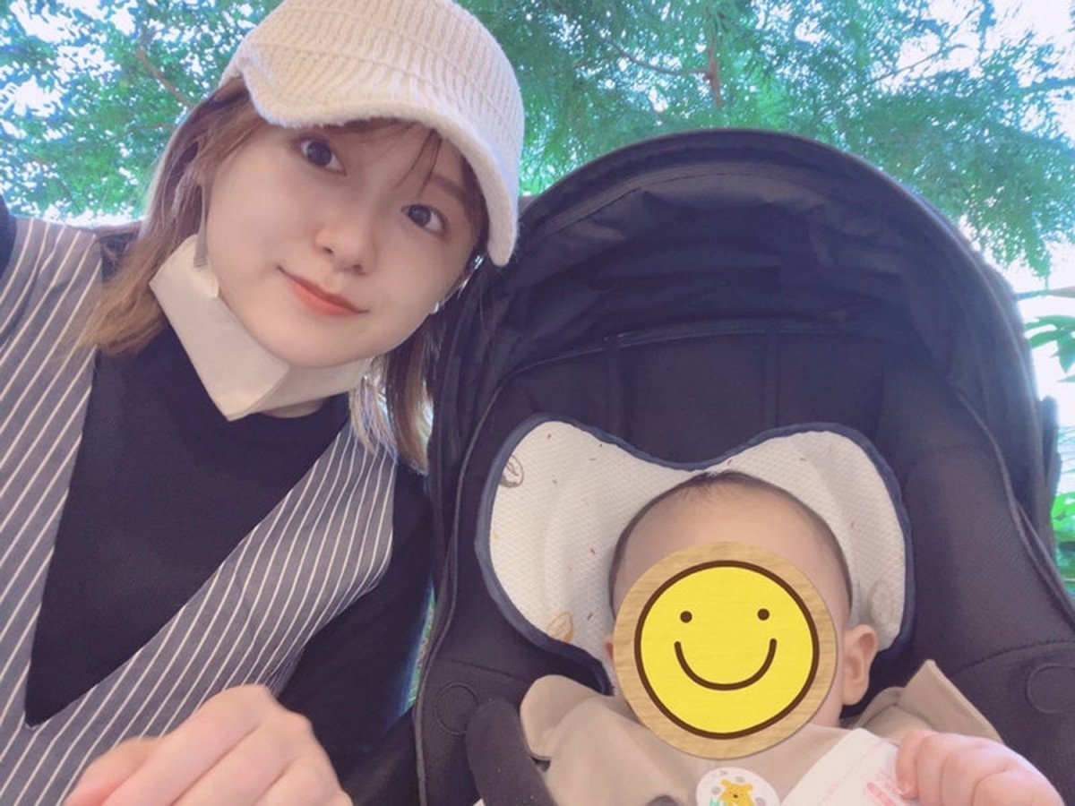 尾崎里紗アナ、1歳息子の成長実感「髪の毛、増えたなぁ…！」「前髪の