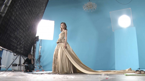 画像・写真 | 北川景子、裾の長さ4メートルの豪華衣装で“金の女神”に