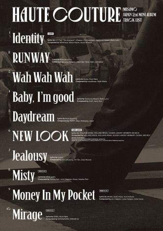 2nd~jAowHAUTE COUTURExTracklist 