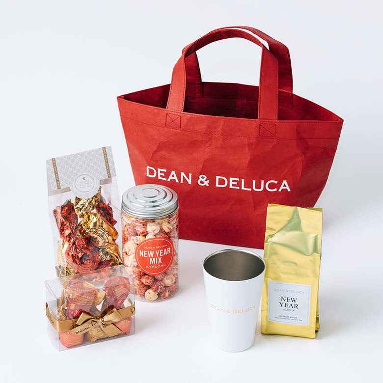 【新品】正規品DEAN & DELUCA エコバッグ 2025年　S＋L＋紙袋 新品】正規品DEAN & DELUCA エコバッグ 2025年 S＋L＋紙袋