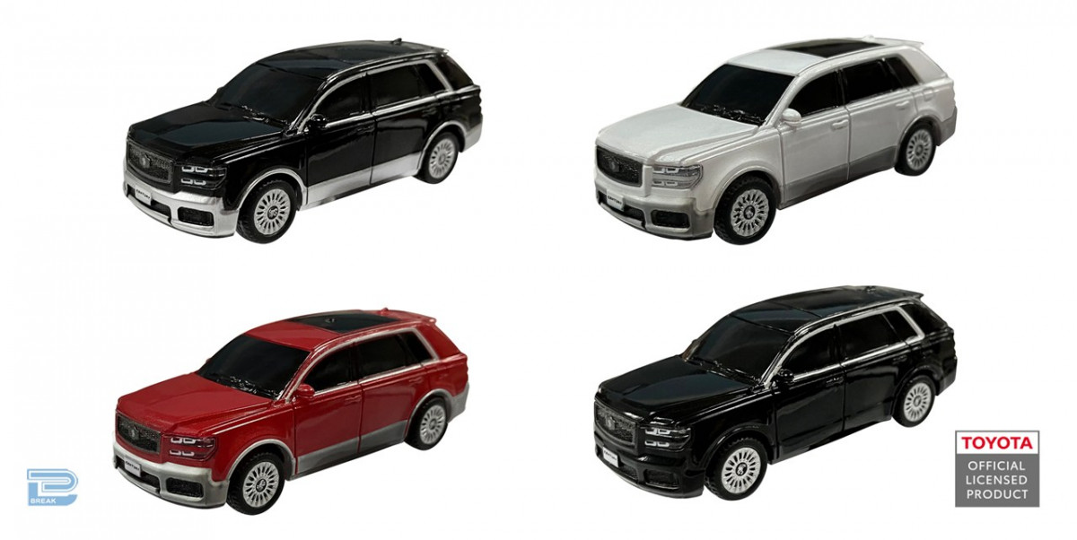 トヨタ「センチュリーSUV」プルバックカーがカプセルトイになって登場