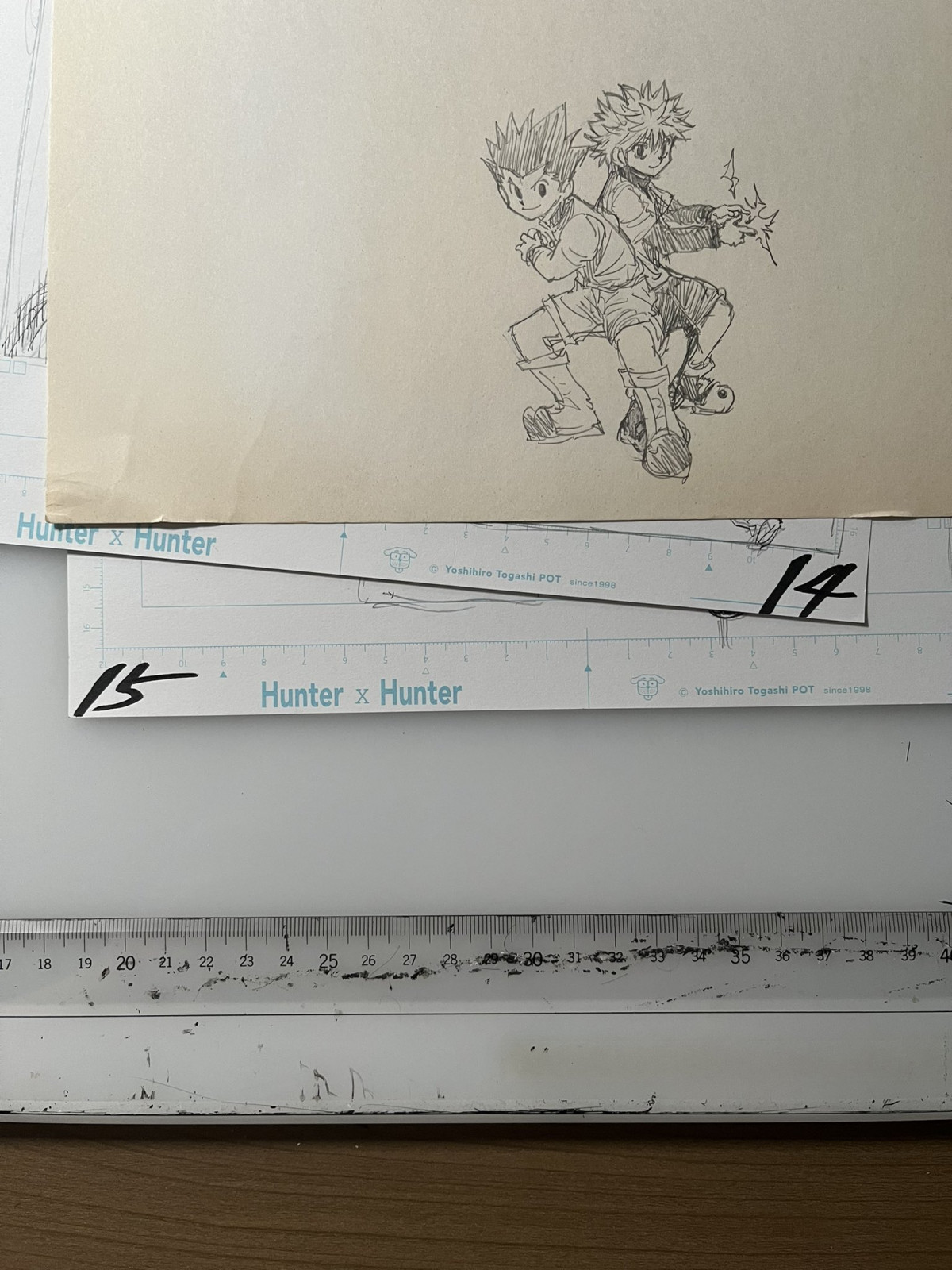 H×H』懐かしいキャラ登場！ 冨樫義博が新イラスト公開「最終回のネーム