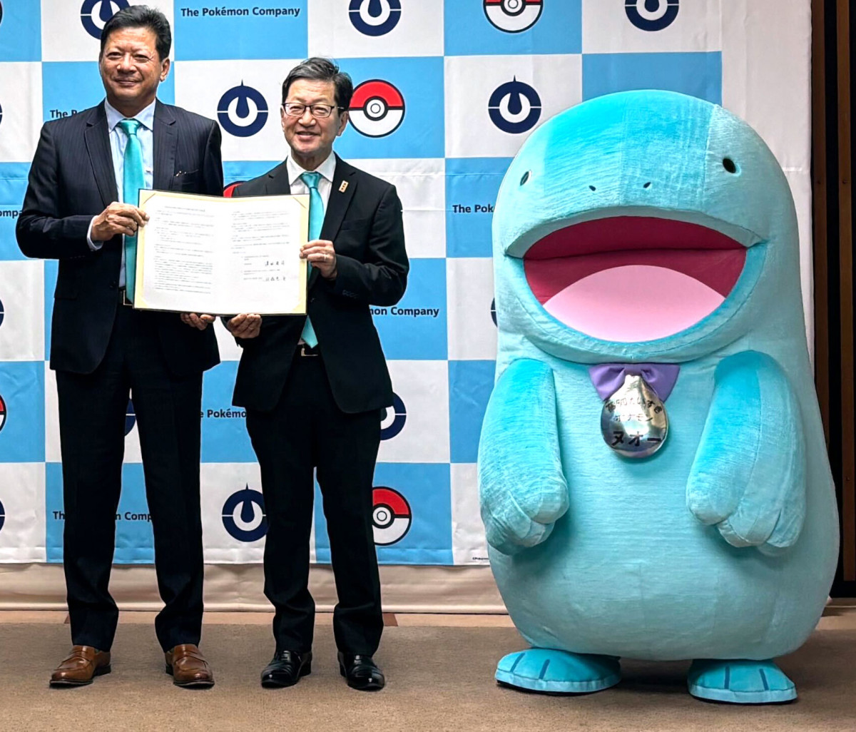 ヌオー、高知だいすきポケモン就任 コラボ電車運行・特産品・会える