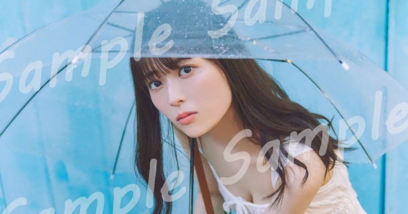乃木坂46岩本蓮加、傘を差し上目遣い… 1st写真集封入特典第2弾公開