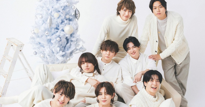 Hey! Say! JUMP、“全員は初”『VOCE』特別版表紙に登場 オールホワイト