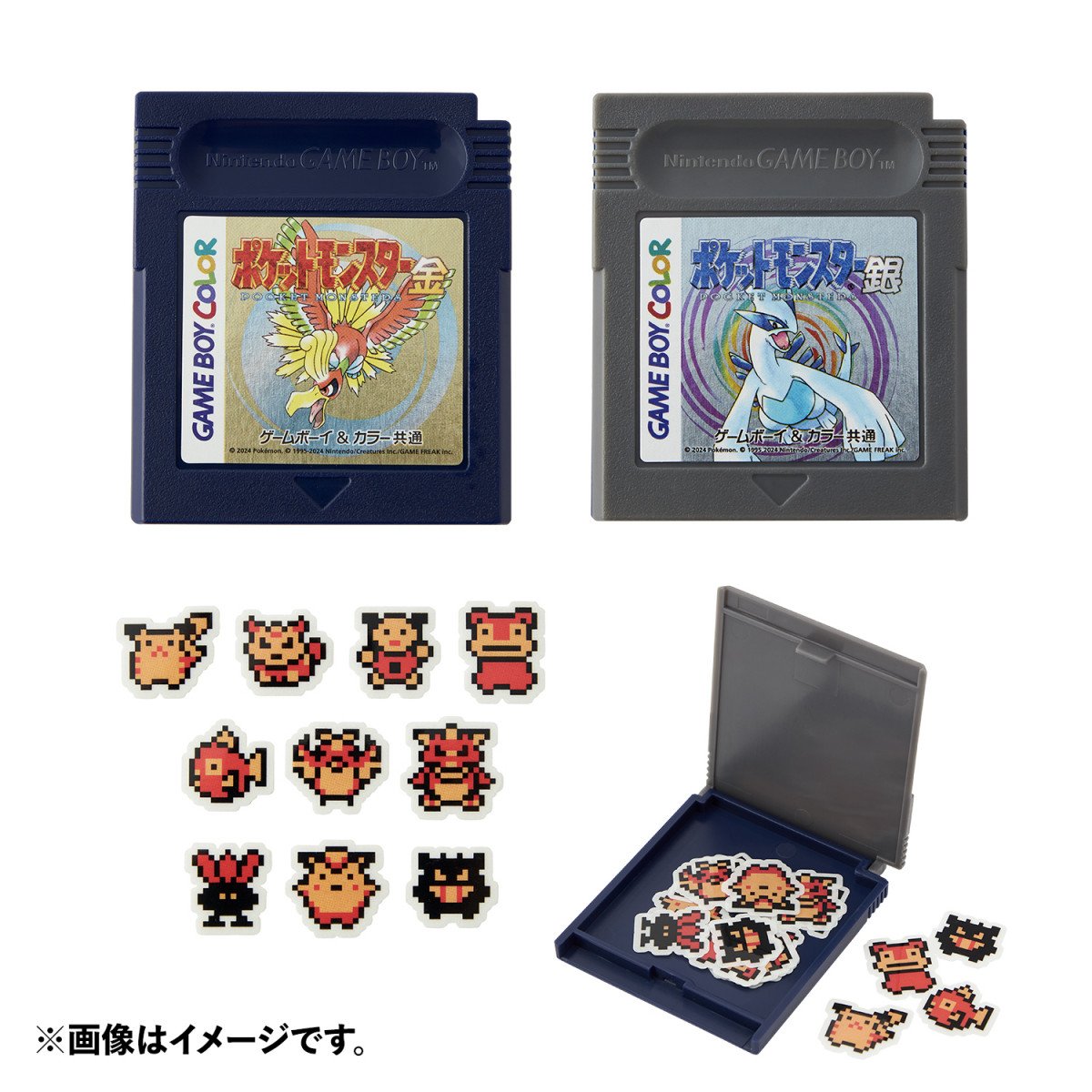 ポケモン金・銀』25周年グッズ登場 GBソフト再現ケースやホウオウ・ルギアのスカジャン＆ぬいぐるみ【一覧あり】 | ORICON NEWS