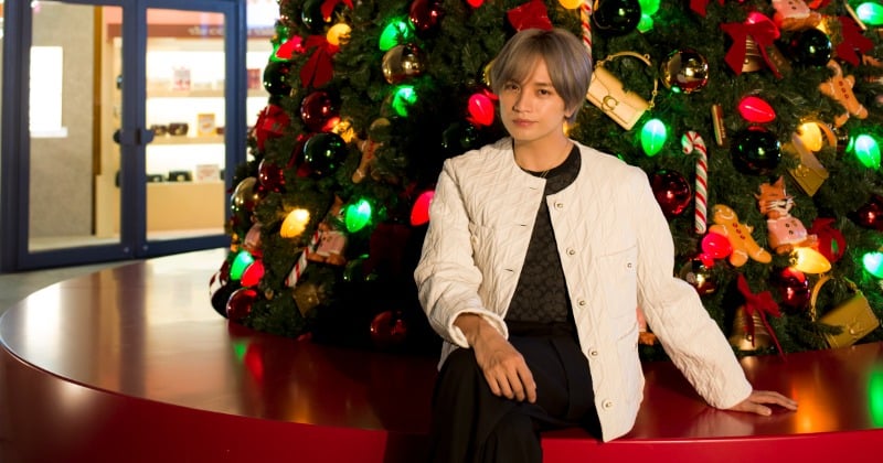 中島健人、クリスマスツリー点灯式に登場 ホリデーシーズンの幕開けに