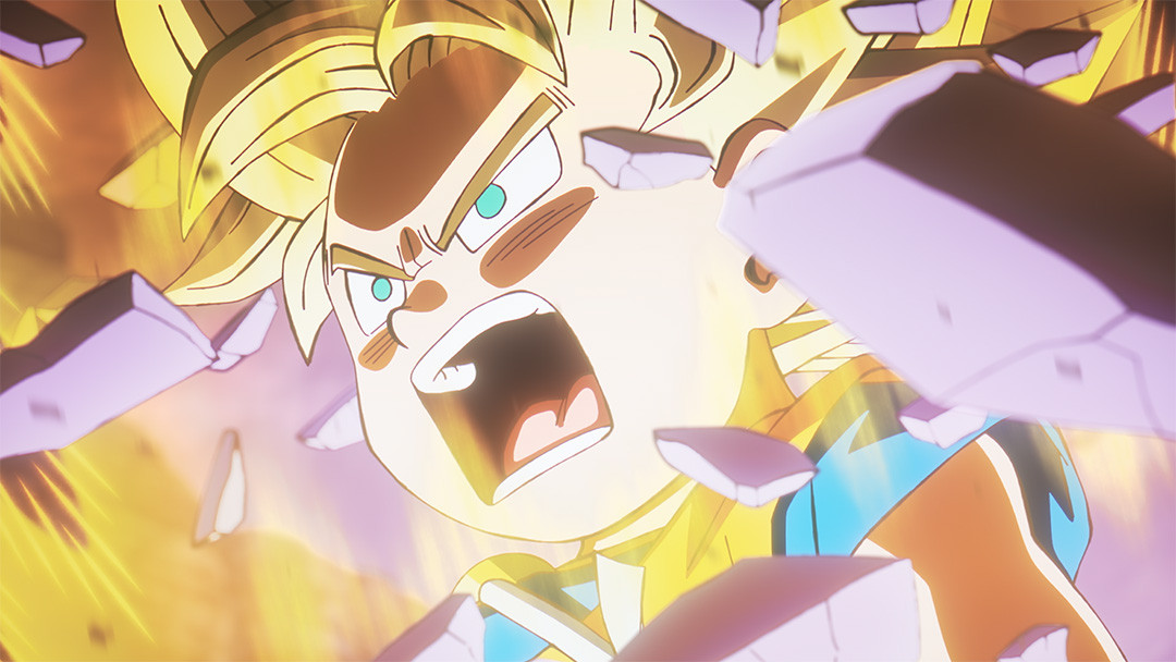 ドラゴンボールDAIMA＞ミニ悟空が超サイヤ人化！ 如意棒も使い