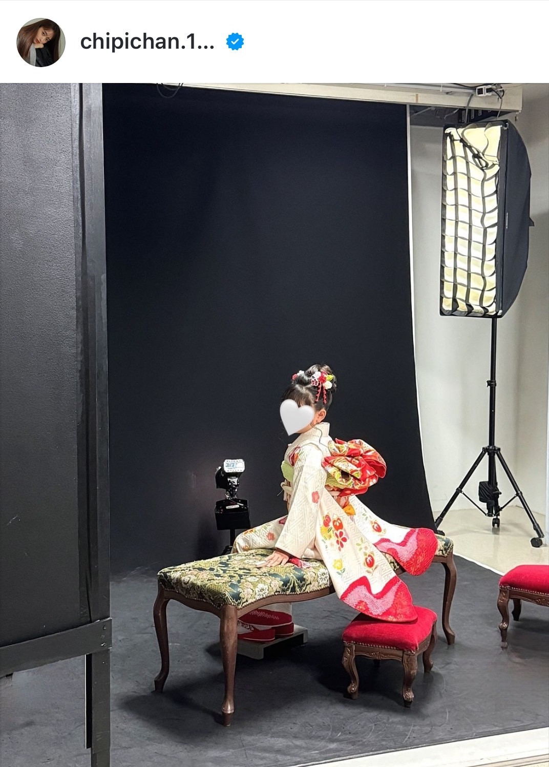 画像・写真 | 近藤千尋、7歳長女の七五三ショット公開「美人さんオーラ